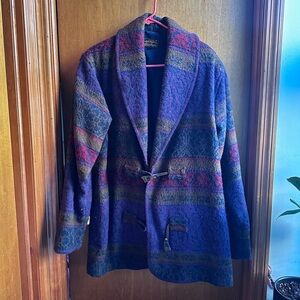 Vintage 80s Eddie Bauer Wool Jacket Size M